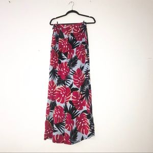 Pink Floral Palazzo Pants
